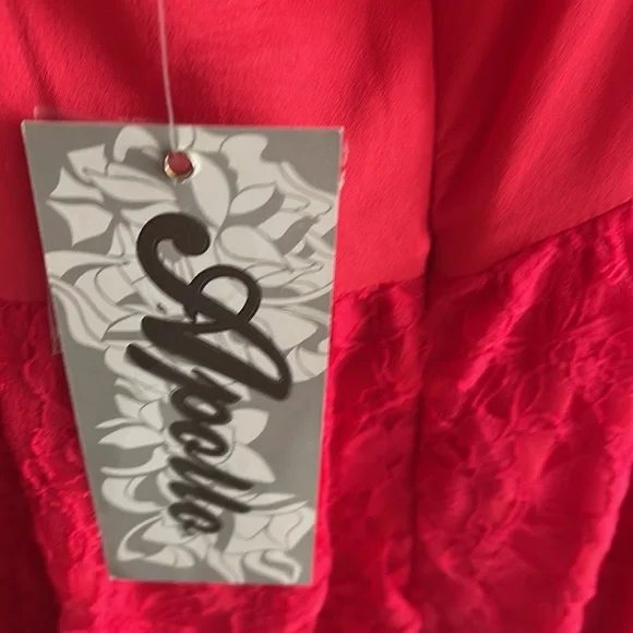 Cute Red Lace Dress Size Small - Picture 4 of 5